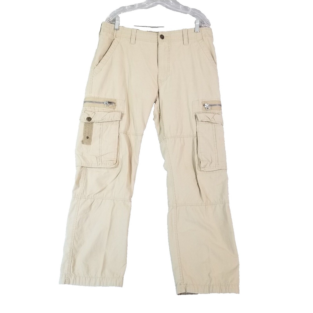 Helix Cargo pants‎ men's 36x30 beige cotton outdoor Urban